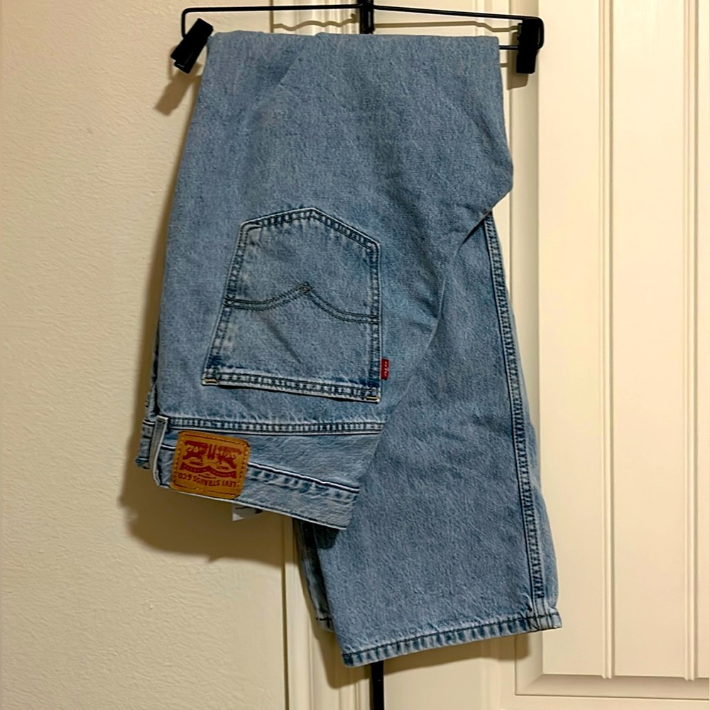 Levi’s low pro straight jeans, size 32
